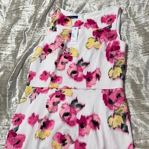 APT.9 Sleeveless Boatneck Sheath Dress